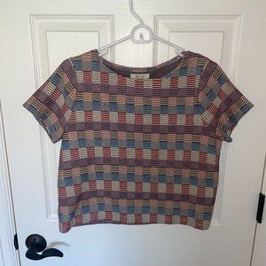 Madewell Patchwork Shirt SIZE S